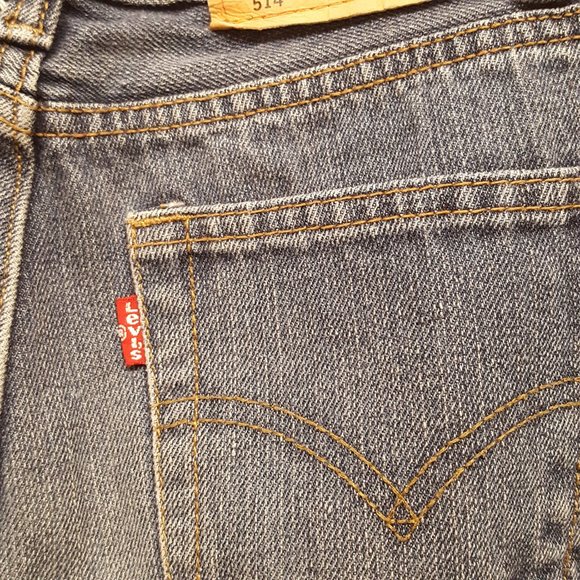 Levi's 514 Jeans Slim Straight Size 12 Reg - Picture 9 of 16